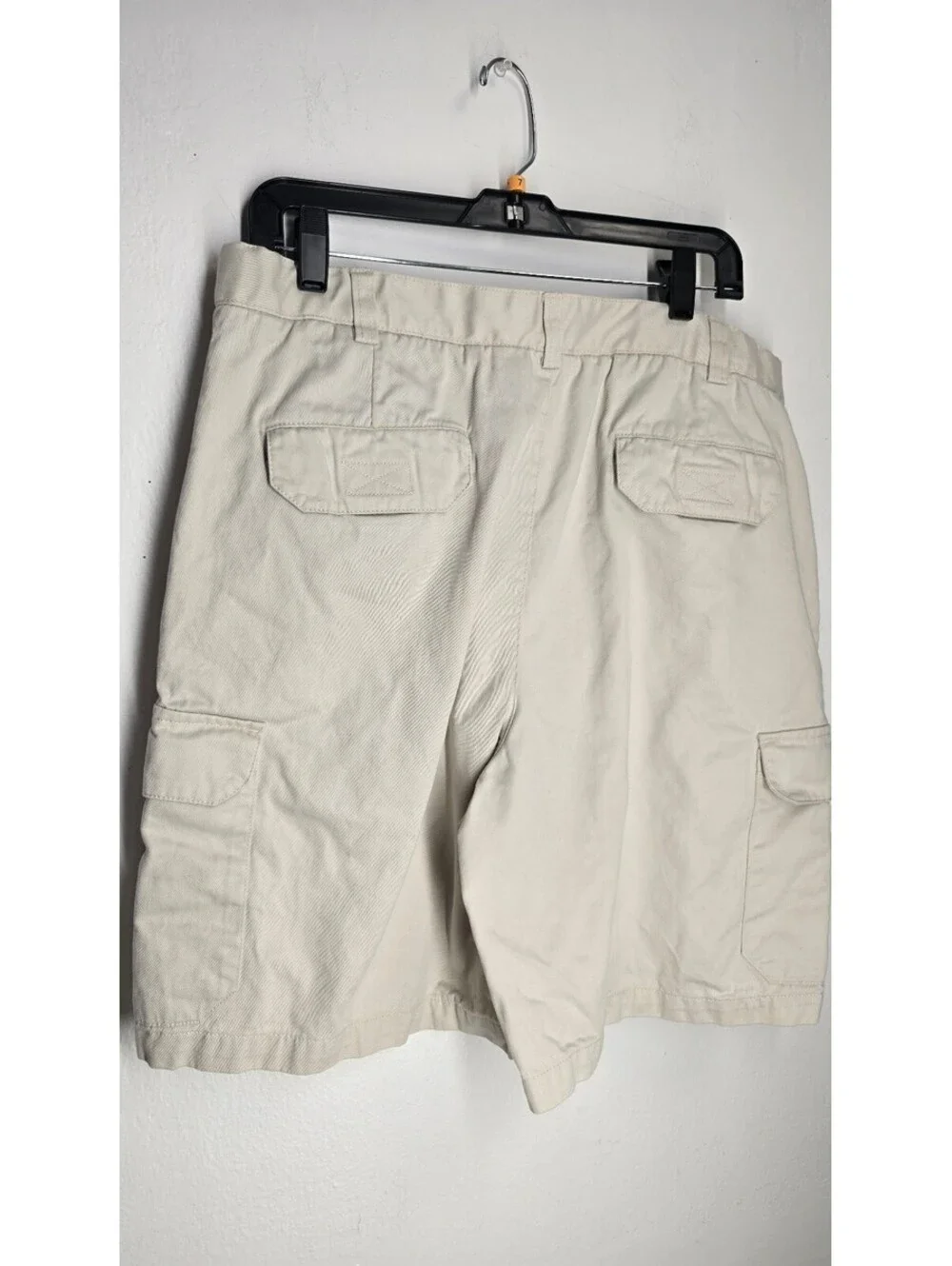 Geoffrey Beene Men's Cargo Shorts Beige Khaki Utility